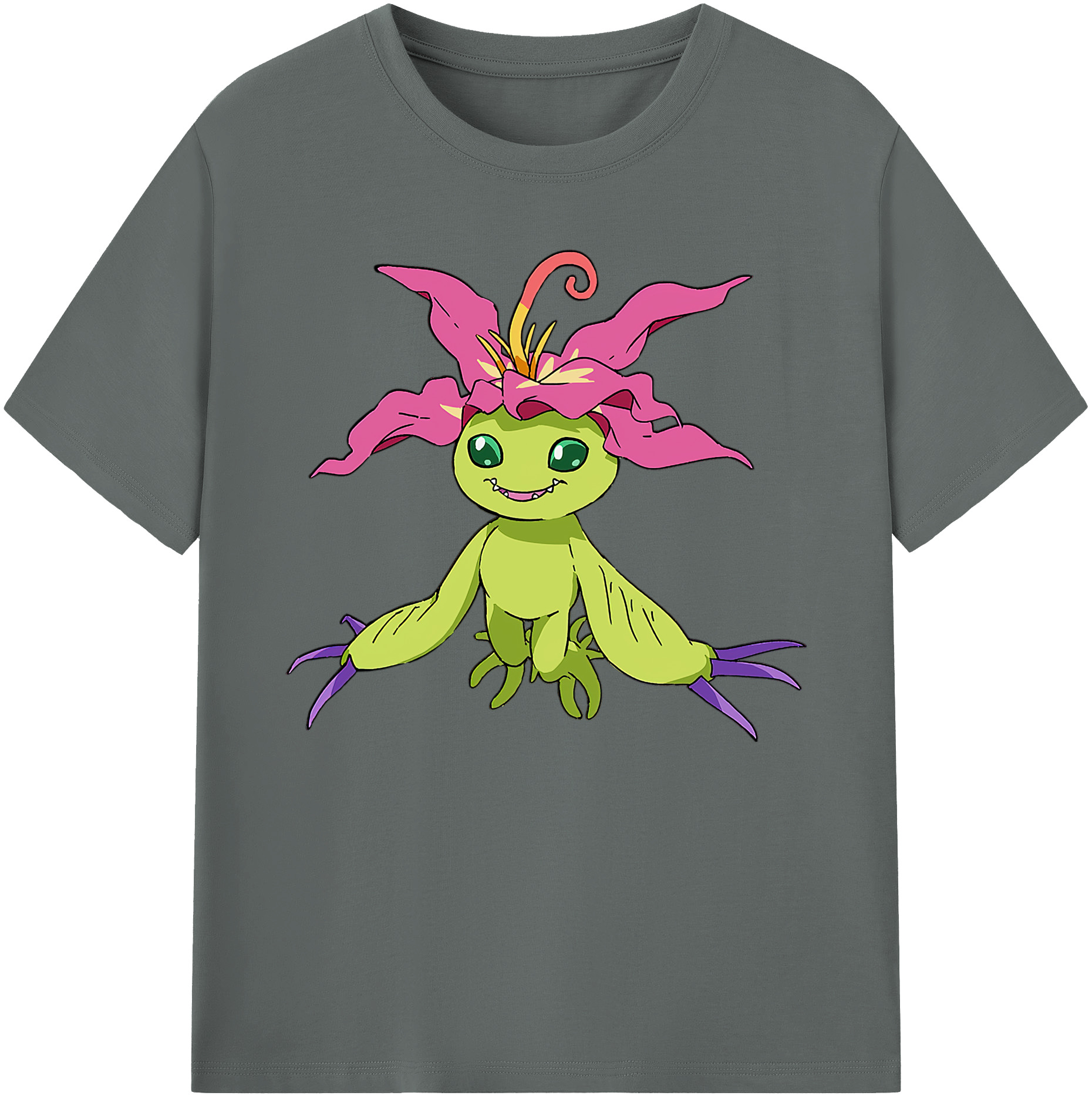 （画像用） Digimon デジタルモンスター/デジモン 綿100％ メンズ半袖Tシャツ｜肌触りやわらか＆通気性